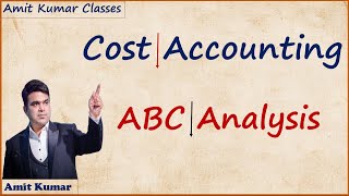 ABC Analysis  Material cost [upl. by Fanchette]