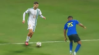 بدر الدين بوعناني أبدع⚡في أول مباراة كأساسي مع المنتخب الجزائري  🔥 [upl. by Aire]