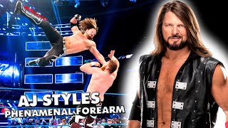 AJ Styles  Phenomenal Forearm Compilation [upl. by Torrence]