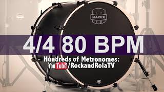 🔴 80 BPM Kick Drum Metronome [upl. by Avron]