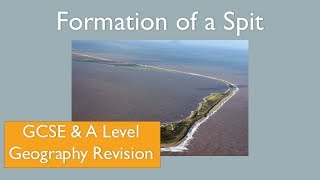 The Formation of a Spit Littoral Drift Longshore Drift GCSE A Level Coasts Geography Revision [upl. by Artemisia811]