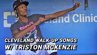 What Pros Blare Cleveland Indians WalkUp Songs w Triston McKenzie [upl. by Melquist]