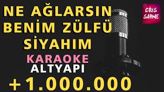 NE AĞLARSIN BENİM ZÜLFÜ SİYAHIM BU DA GELİR BU DA GEÇER AĞLAMA Karaoke Altyapı Türküler  Do [upl. by Valina]