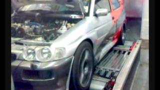 Reyland Motorsport Escort Cosworth on rolling road [upl. by Anatak]