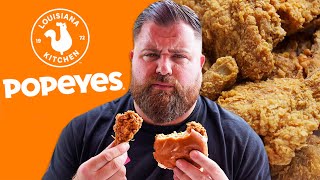 POPEYES FRIED CHICKEN REVIEW  FOOD REVIEW CLUB [upl. by Aneel608]