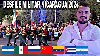 EX MILITAR ESPAÑOL REACCIONA a las DELEGACIONES EXTRANJERAS en el DESFILE MILITAR de NICARAGUA 2024 [upl. by Naujit577]