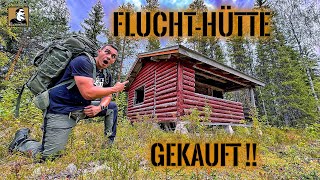 FLUCHTHÜTTE GEKAUFT in SCHWEDEN  NEUES Projekt beginnt  Survival Mattin [upl. by Haelem]