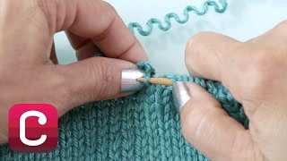 How to Frog Your Knitting with Debbie Stoller I Creativebug [upl. by Kipton]