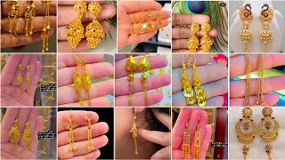 200Latest bridal gold earrings designs  Very Beautiful Gold Earrings Designs  New earrings design [upl. by Strade]