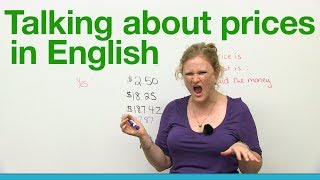 How to talk about prices in English  Basic Vocabulary [upl. by Nifled]