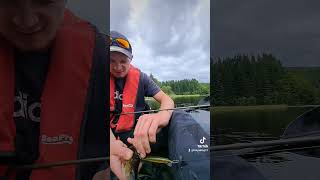 Foul hooked Perch fishing kayakfishing shorts perch [upl. by Sumetra541]