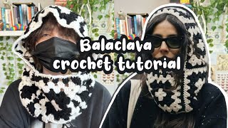 how to crochet a balaclava granny square edition  easy crochet tutorial [upl. by Drofniw464]