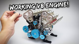 Best V8 Engine Model Kit that runs  Build your own Engine Kit stirlingkit WhyWeEngine [upl. by Gyasi]