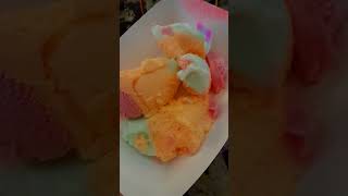 Eating sherbet ice cream ASMR [upl. by Ylreveb]