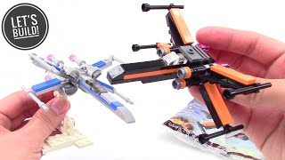 LEGO Star Wars Poes XWing Fighter 30278 Polybag  Lets Build [upl. by Aiuoqes]