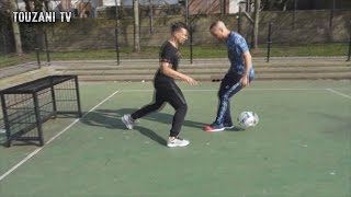 PANNA CHALLENGE  profvoetballers DARRI VS BEL HASSANI [upl. by Shayn755]