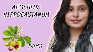 AESCULUS HIPPOCASTANUM HOMOEOPATHIC MEDICINE  BHMS [upl. by Palecek448]