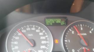 Volvo V50 Komunikat motorsystem service vereist [upl. by Duj]