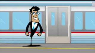 VLine  Train Safety cartoon for primary school aged children [upl. by Quinn]