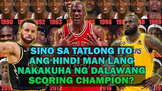 Sino Kaya Ang May Pinaka Maraming NBA Scoring Champion Sa Kasaysayan Lebron James o Stephen Curry [upl. by Erreipnaej]