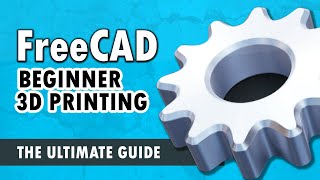 FreeCAD For Beginners p1  UI Sketching Constraints Extruding and 3D Printing [upl. by Elletnuahs]