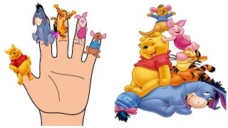 Winnie the Pooh Finger Family Song  Winnie the Pooh Cartoon  Finger Family Collection [upl. by Atilam]