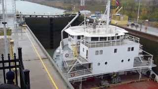 Welland Canal Lock 3 St Catharines Ontario Canada [upl. by Rowney]