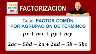 FACTOR COMÚN POR AGRUPACIÓN DE TÉRMINOS [upl. by Werdma]