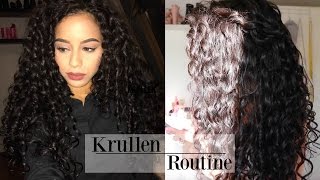 Krullen routine NL ➰ update 🌺  Alyssarxs [upl. by Letnahc473]