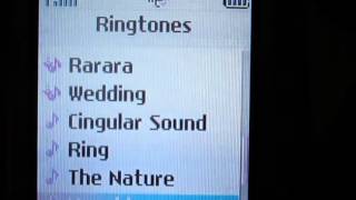 LG C2000 Cingular Wireless Ringtones [upl. by Eneloj]