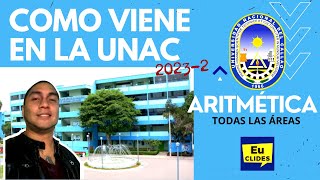 🥇 Examen de Admisión ARTIMETICA 🔢 UNAC Solucionario 2023  2 Universidad del Callao Bloque 1 2 3 [upl. by Saint]