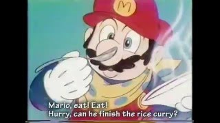 Nagatanien Mario Curry Commercial subs 1987 [upl. by Anicul]