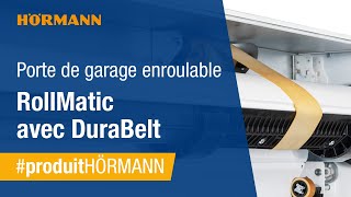 Porte de garage enroulable RollMatic avec DuraBelt  il ny a pas moins dabrasion  Hörmann [upl. by Kynthia780]