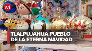 Tlalpujahua y sus esferas hechas a mano para turistas [upl. by Aznarepse]