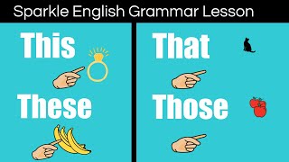 This That These amp Those Rules  How to Use and Pronounce Demonstratives  English Grammar Lesson [upl. by Ennaj]