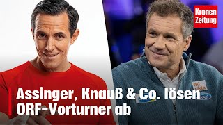 Assinger Knauß amp Co lösen ORFVorturner ab  kronetv NEWS [upl. by Odanref]