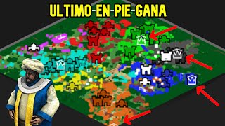 8 PROS TODOS CONTRA TODOS EL MAS TRAICIONERO GANA AGE OF EMPIRES 2 [upl. by Arlina242]