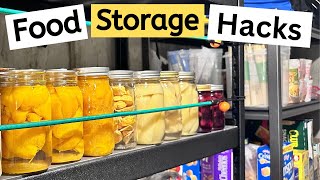 DECLUTTER amp ORGANIZE Your Food Storage  Prepper Pantry Tour amp Hacks [upl. by Juliano365]