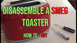 How to disassemble and fix a SMEG toaster [upl. by Leyes839]