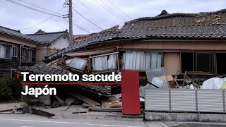 SISMO EN JAPÓN 2024  En pleno 1 de enero tiembla en el país asiático hubo alerta de tsunami [upl. by Arde394]