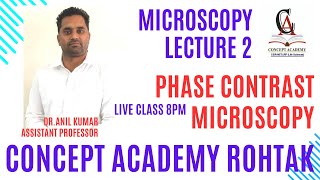 Microscopy Lecture 2 Phase contrast Microscopy and Dark field Microscopy [upl. by Eudoxia]