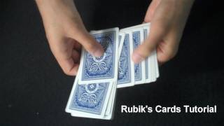 Easy Card Trick Rubiks Cards Tutorial [upl. by Colon]