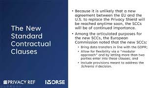 Operationalizing Standard Contractual Clauses SCCs [upl. by Abie]