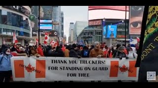 LIVE Feb 26 Canada March for Freedom Toronto Protest  RAW FOOTAGE [upl. by Ardith]