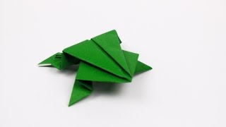 Origami jumping Frog [upl. by Iuq616]