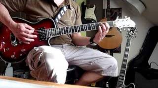 Review Hagstrom Ultra Swede  Blues Em  Peavey Classic 30 Celestion G12H30 [upl. by Hamian443]