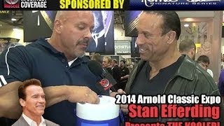 Stan Efferding Presents The KOOLER At The 2014 Arnold Classic Expo [upl. by Gipps]