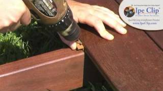 Ipe Clip® Hidden Deck Fastener Installation Instructions [upl. by Tilda742]