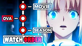 How To Watch Fate Series in The Right Order [upl. by Ellak]