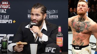 Jorge Masvidal on Conor McGregor quotill f that little guy up hes a midgetquot [upl. by Nwahsed573]